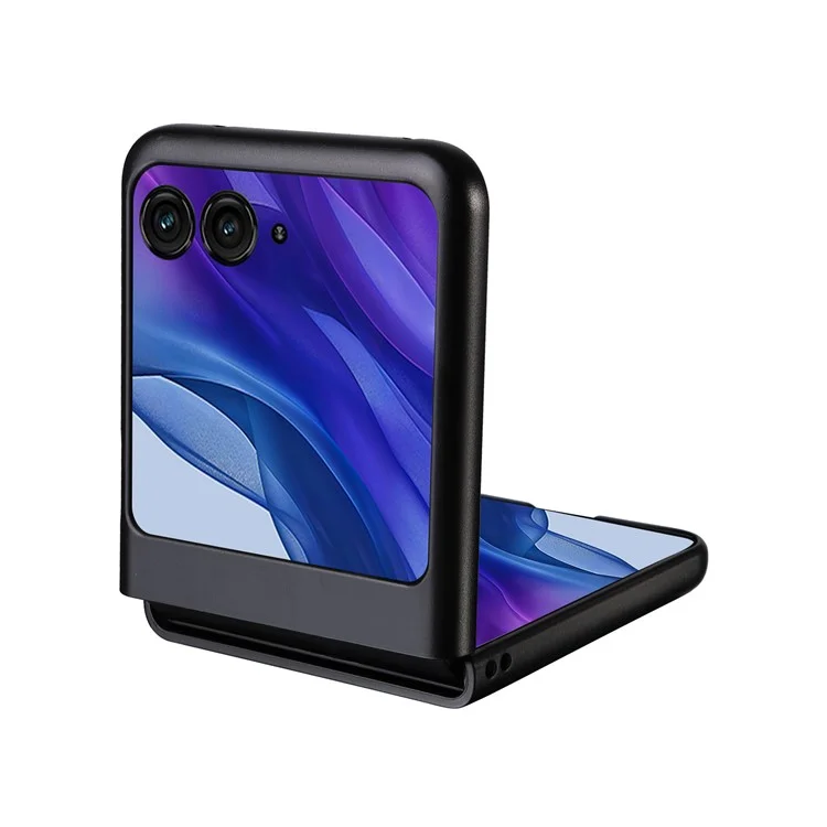 Для Motorola Razr 50 5G Чехол Anti-Drop Litchi Texture PU+Hard PC Phone Cover - Белый