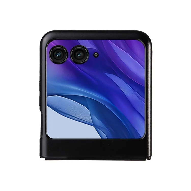 Для Motorola Razr 50 5G Чехол Anti-Drop Litchi Texture PU+Hard PC Phone Cover - Белый
