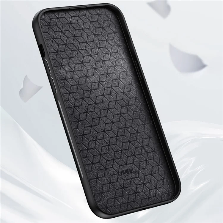 For Xiaomi Redmi Note 13R 5G Case Cloth Texture PU Leather Back Phone Cover Deer Pattern - Black