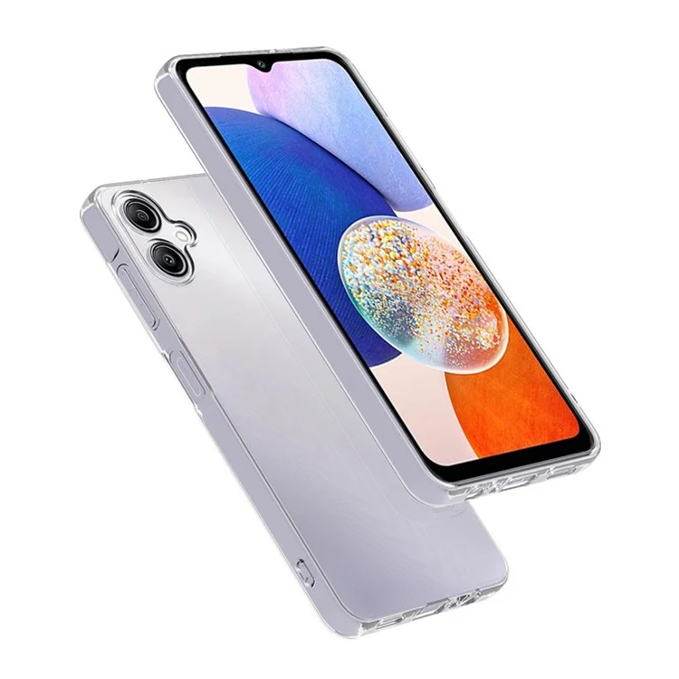 Funda transparente para Samsung Galaxy A06, de TPU suave y fina, que protege el teléfono