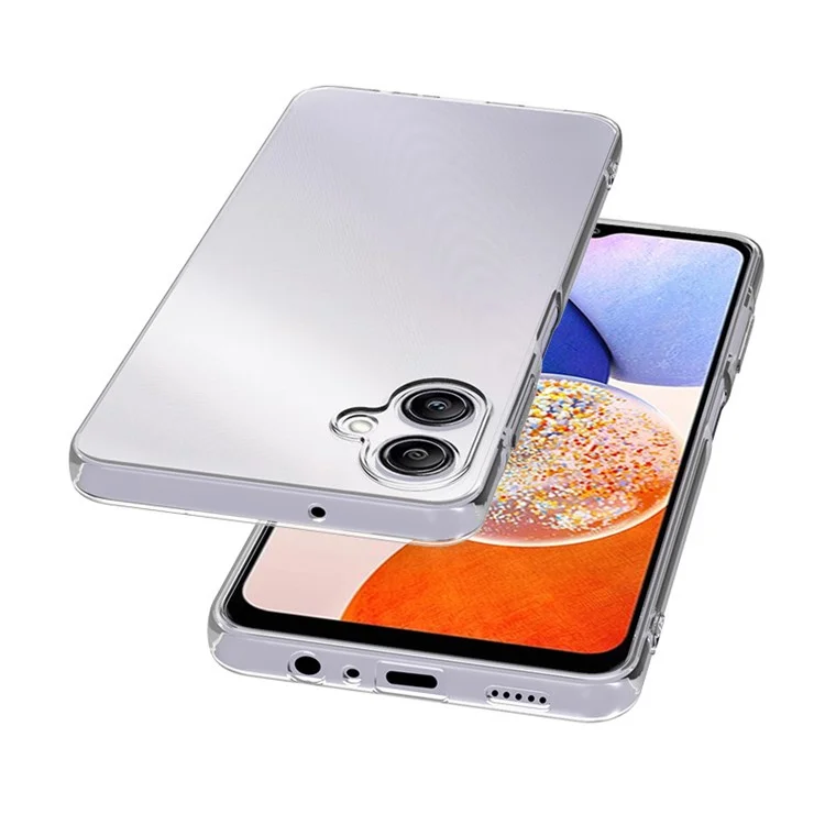 Funda transparente para Samsung Galaxy A06, de TPU suave y fina, que protege el teléfono
