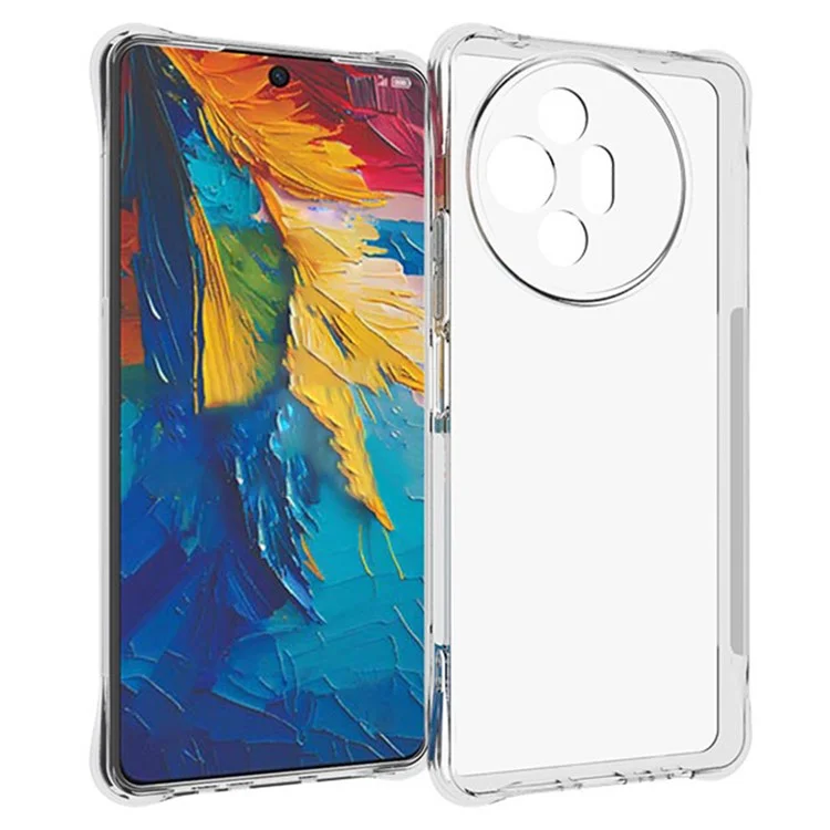 For TCL 50 XL 5G / 50 XL Nxtpaper 5G Case Transparent Flexible 2.0mm TPU Phone Cover