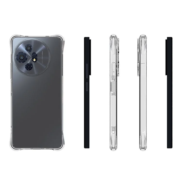 For TCL 50 XL 5G / 50 XL Nxtpaper 5G Case Transparent Flexible 2.0mm TPU Phone Cover