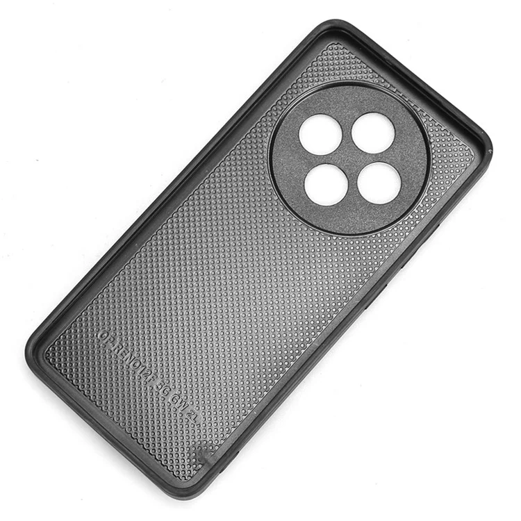 Pour Oppo Reno12 F 4G Étui de téléphone portable Ligne de surpiqûre Cuir PU+PC+TPU Anti-Drop Cover - Bleu