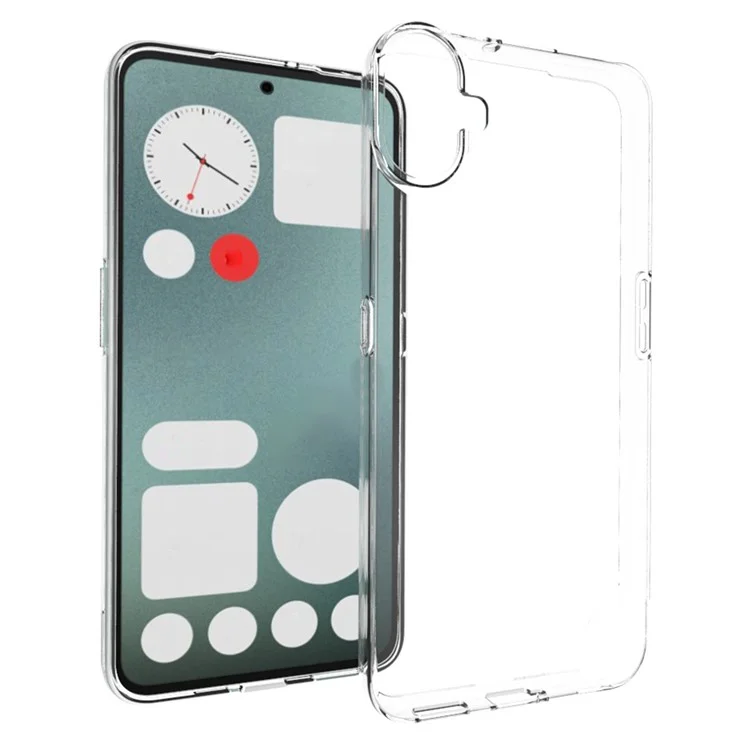 Capa de Telefone Transparente Sem Marca d'Água Para Nothing CMF Phone 1 - Capa de TPU Brilhante