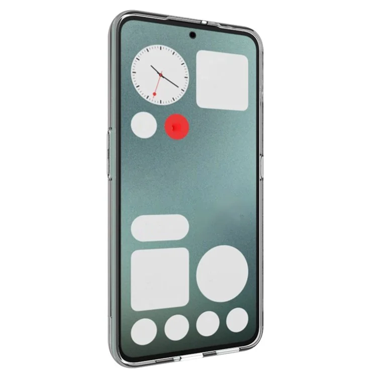 Capa de Telefone Transparente Sem Marca d'Água Para Nothing CMF Phone 1 - Capa de TPU Brilhante