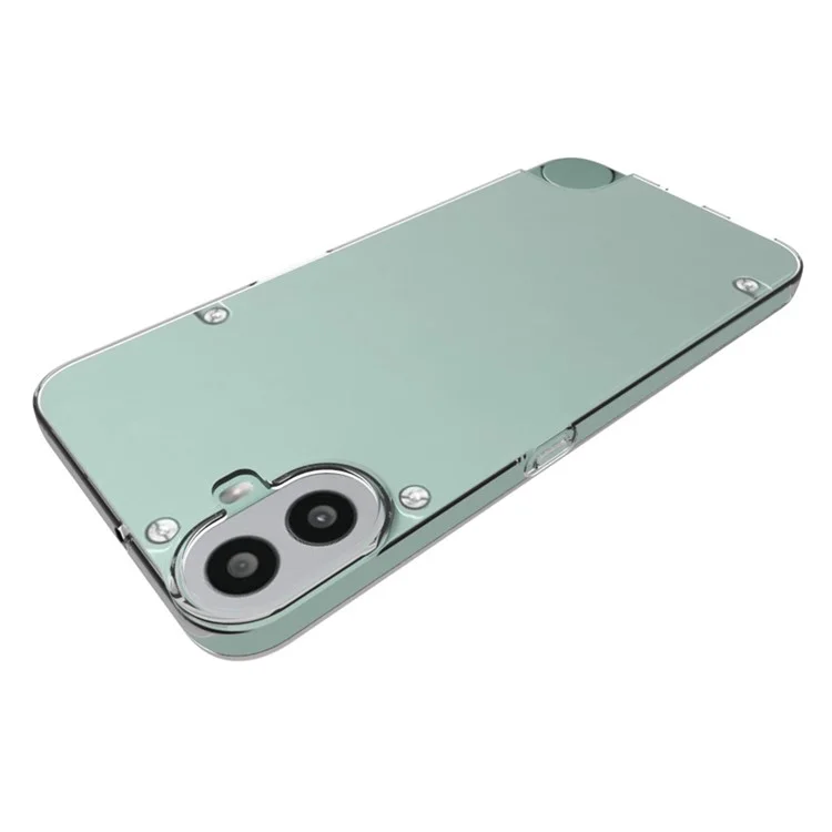Capa de Telefone Transparente Sem Marca d'Água Para Nothing CMF Phone 1 - Capa de TPU Brilhante