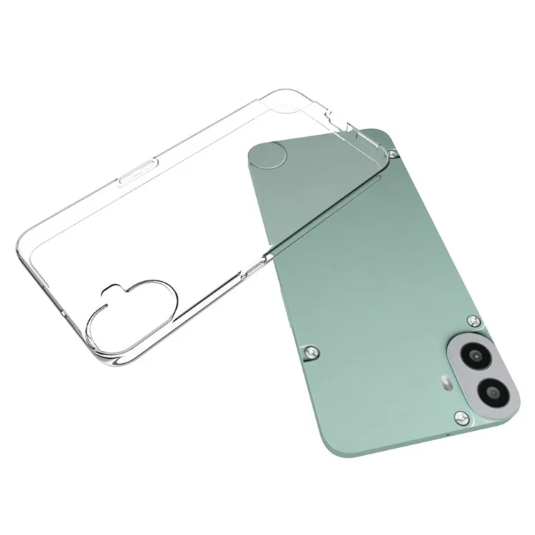 Capa de Telefone Transparente Sem Marca d'Água Para Nothing CMF Phone 1 - Capa de TPU Brilhante