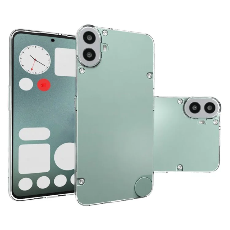 Capa de Telefone Transparente Sem Marca d'Água Para Nothing CMF Phone 1 - Capa de TPU Brilhante