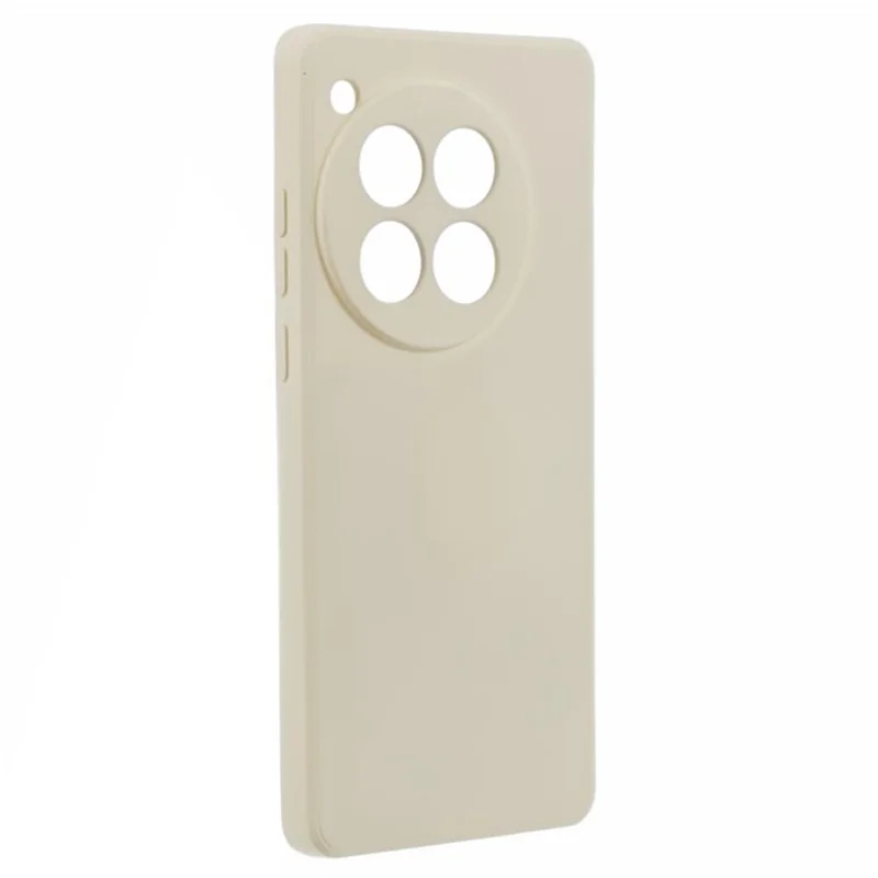 WANLONFENG RB2 Series for OnePlus 12 5G TPU Phone Case with Tempered Glass Screen Film - White