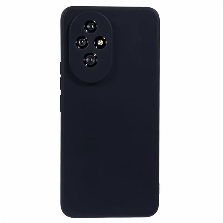 WANLONFENG RB2 Series for Honor 200 Pro 5G Case with Screen Film Anti-Scratch TPU Phone Cover - Black