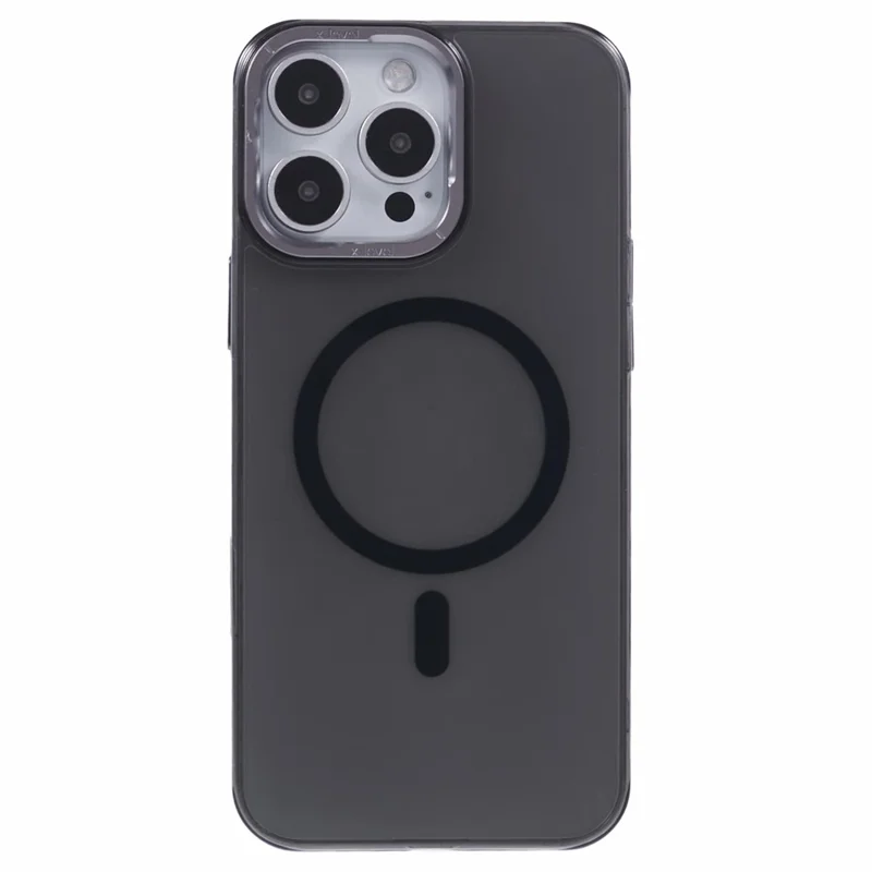 Capa X-LEVEL Misty Series para iPhone 16 Pro Max Compatível com MagSafe PC+Glass Matte Phone Cover - Matte Black