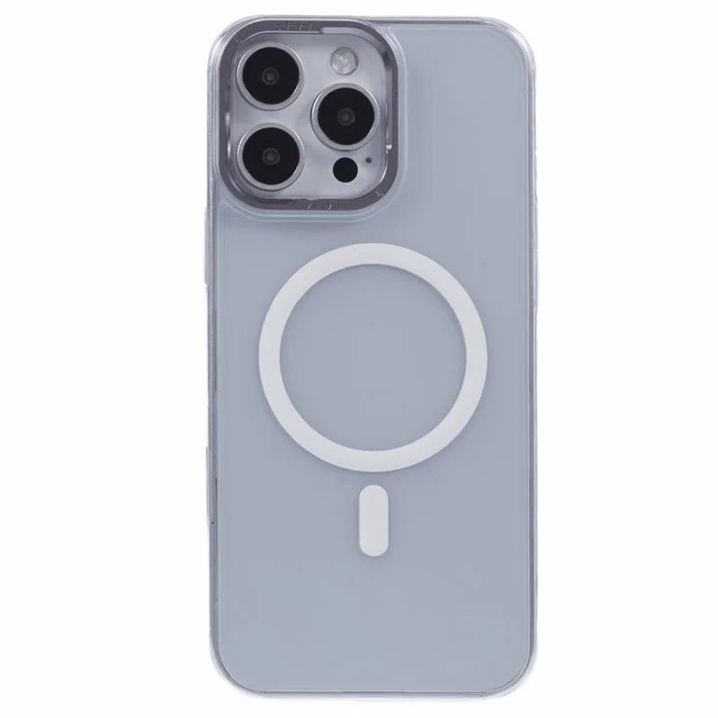 X-LEVEL Misty Series For iPhone 16 Pro Max Case Compatible with MagSafe PC+Glass Matte Phone Cover - Matte White