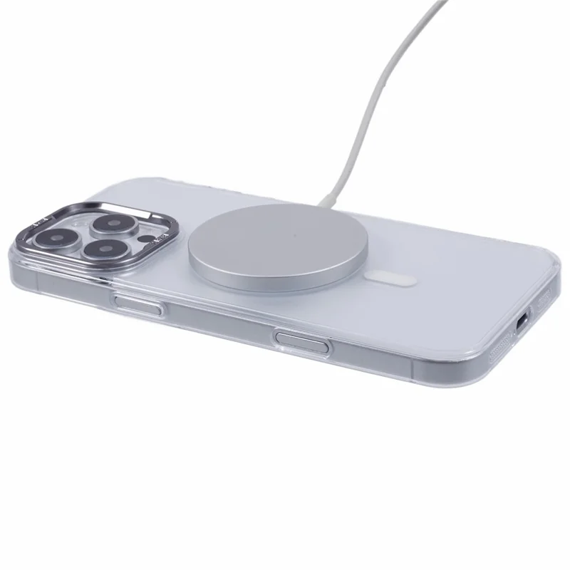 X-LEVEL Misty Series For iPhone 16 Pro Max Case Compatible with MagSafe PC+Glass Matte Phone Cover - Matte White