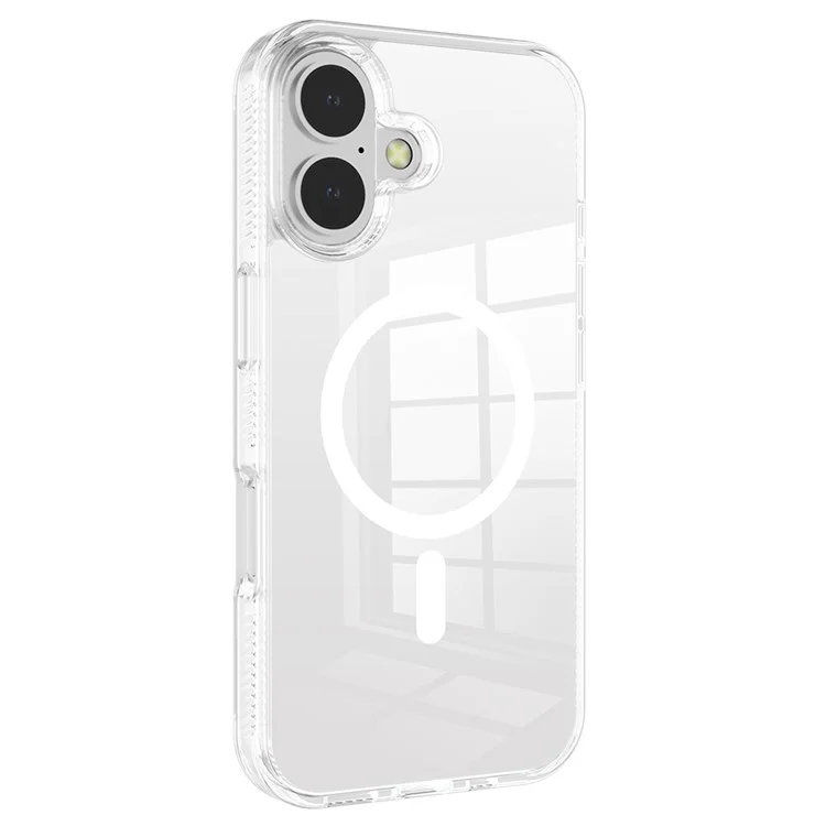 Étui G Style pour iPhone 16 Compatible avec MagSafe TPU+PC Anti-Rayures Coque de téléphone - Transparente