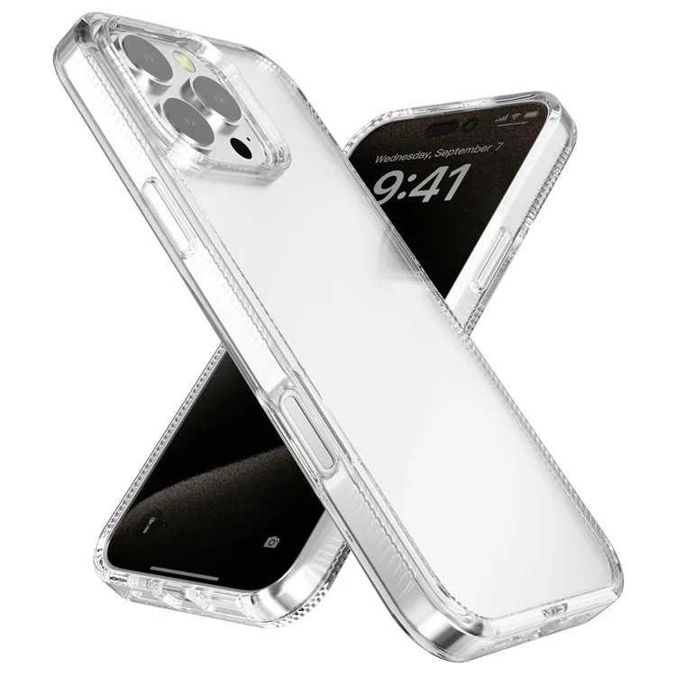 G Style Per iPhone 13 Pro Case Anti-Graffio TPU+PC Cover Telefono Trasparente