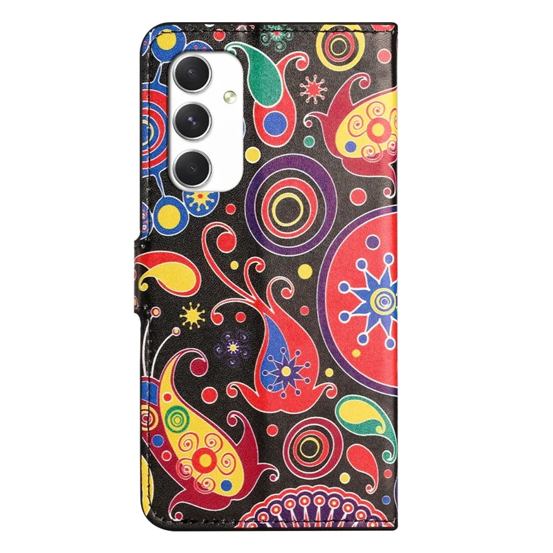 For Samsung Galaxy A16 5G / A16 4G Case Pattern Print PU Leather Wallet Phone Cover - Jelly Fish