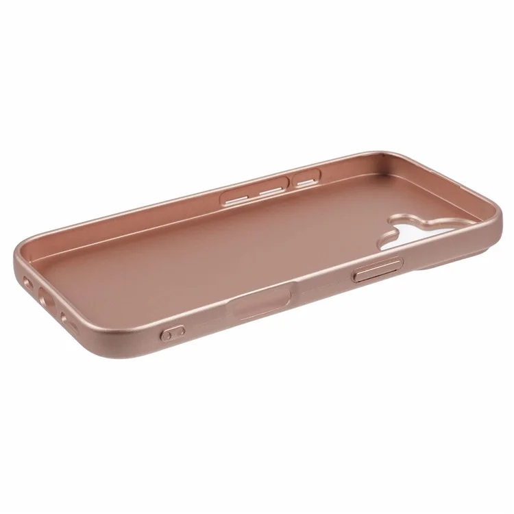 X-LEVEL Guardian Series For iPhone 16 Plus Case Soft TPU Frosted Protective Phone Cover - Gold