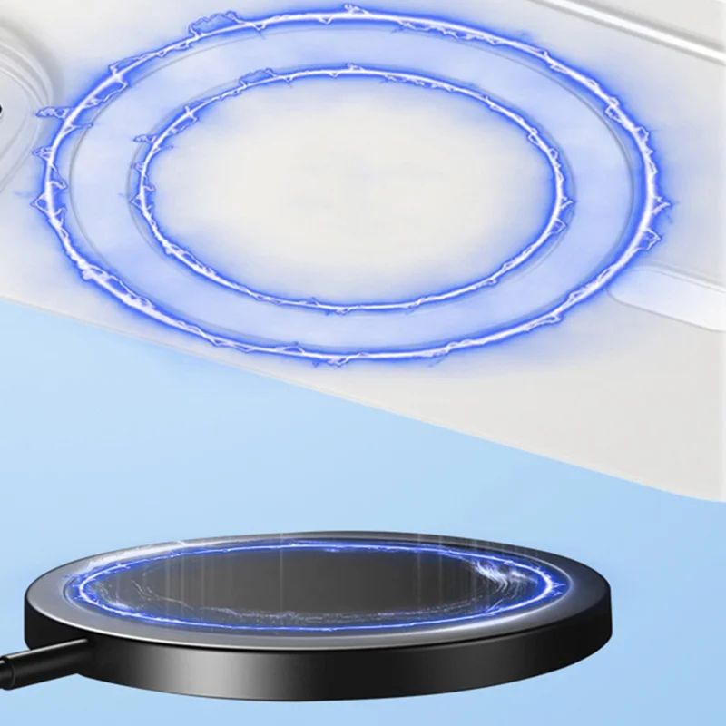 For iPhone 16 Magnetic Case Protective Ultra-Thin PC Matte Phone Cover - Transparent