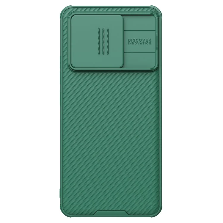 NILLKIN Camshield Pro Series для Xiaomi Redmi K70 Ultra Чехол PC + TPU Slide Camera Lid Phone Cover - Зеленый