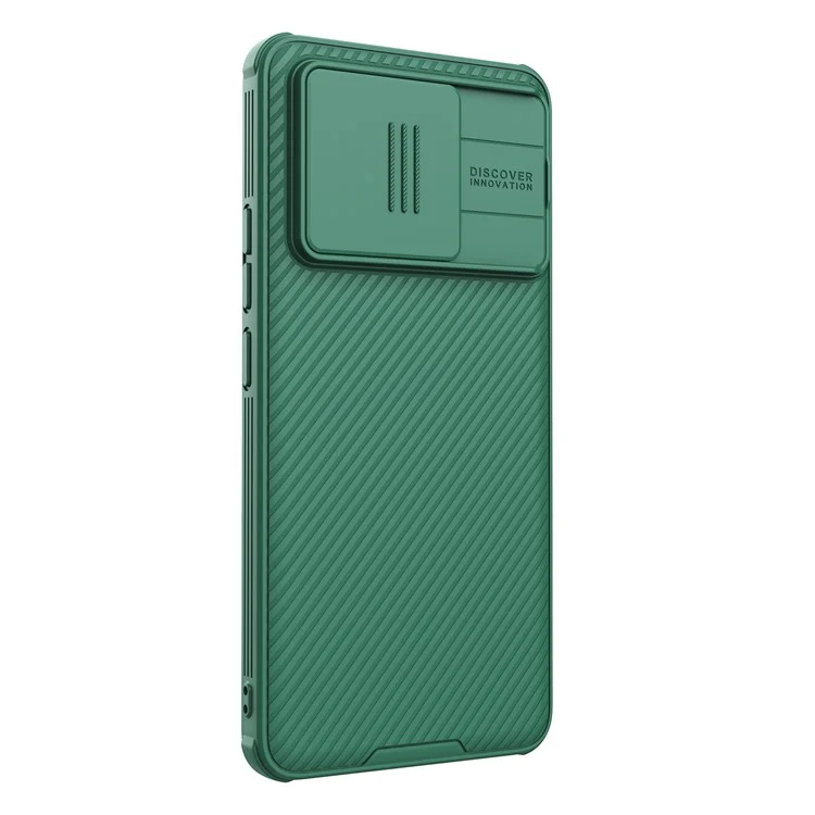 NILLKIN Camshield Pro Series для Xiaomi Redmi K70 Ultra Чехол PC + TPU Slide Camera Lid Phone Cover - Зеленый