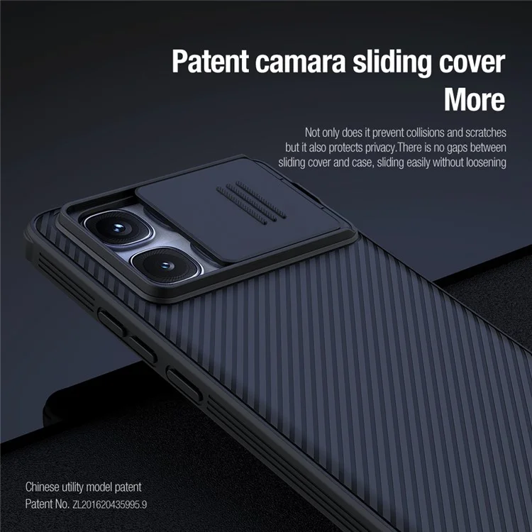 NILLKIN Camshield Pro Series для Xiaomi Redmi K70 Ultra Чехол PC + TPU Slide Camera Lid Phone Cover - Зеленый