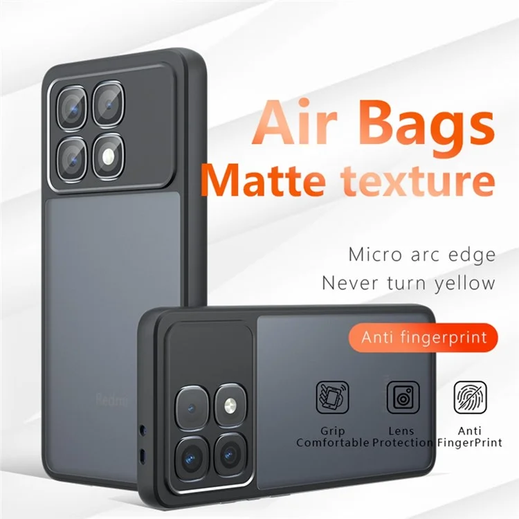 Для Xiaomi Redmi K70 Ultra Case Drop-Proof TPU + PC Matte Back Phone Cover