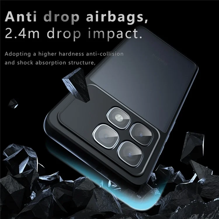 Для Xiaomi Redmi K70 Ultra Case Drop-Proof TPU + PC Matte Back Phone Cover