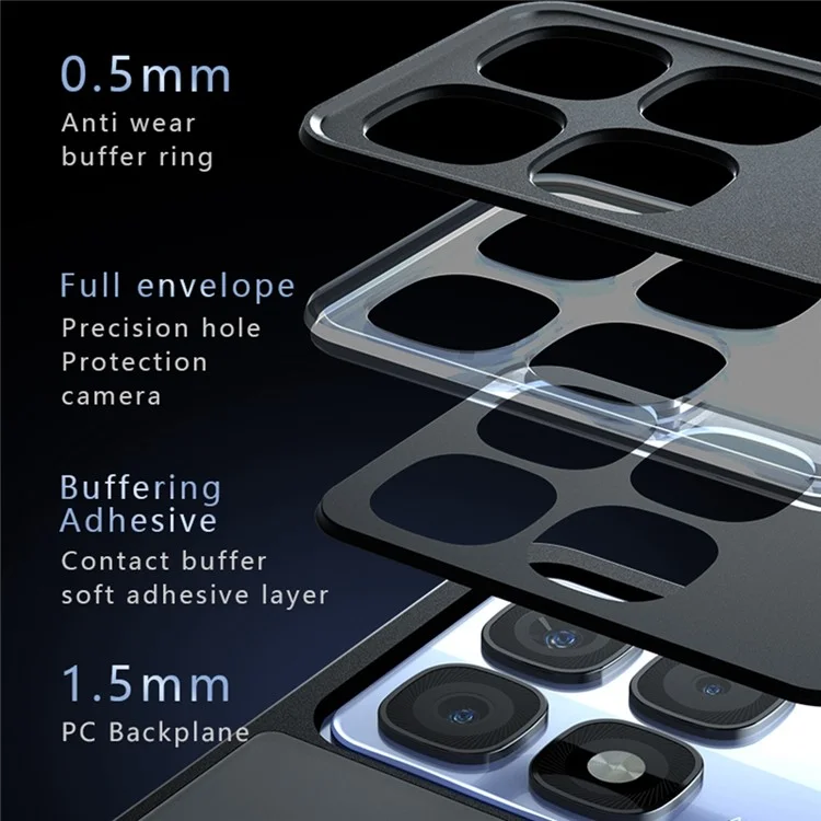 Для Xiaomi Redmi K70 Ultra Case Drop-Proof TPU + PC Matte Back Phone Cover