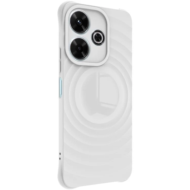 IMAK UC-6 Series para Xiaomi Redmi 13 5G / 4G / Poco M6 4G / Redmi Note 13R 5G Carcasa TPU Mate - Blanco Mate