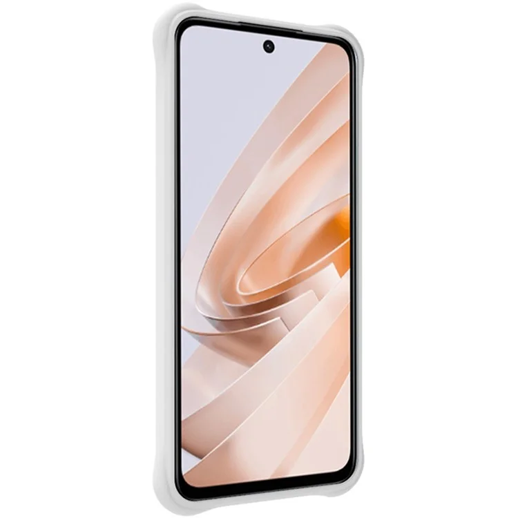 IMAK UC-6 Series para Xiaomi Redmi 13 5G / 4G / Poco M6 4G / Redmi Note 13R 5G Carcasa TPU Mate - Blanco Mate