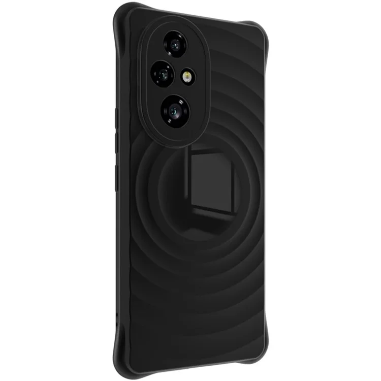 IMAK UC-6 Series для Honor 200 Pro 5G TPU Case Усиленные углы Матовый чехол для телефона - Матовый черный