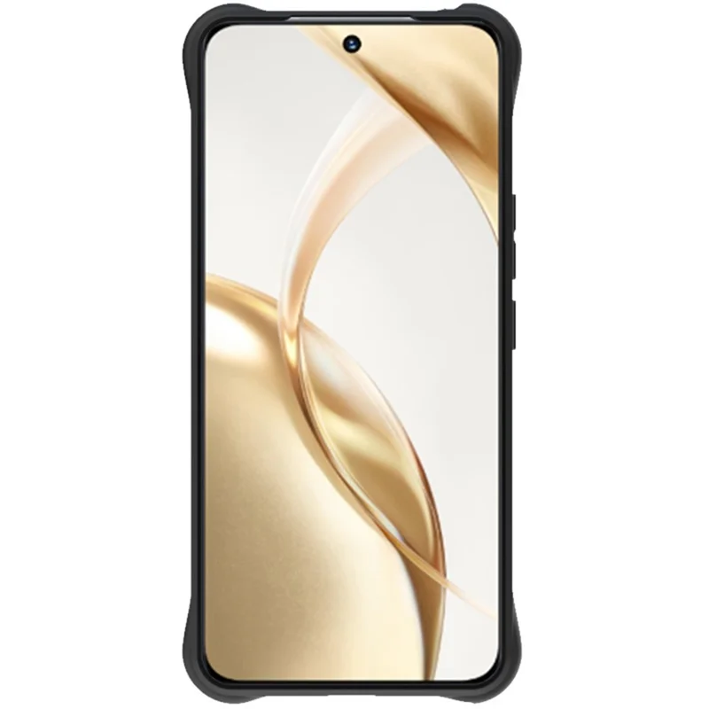 IMAK UC-6 Series for Honor 200 5G Case Water Drop Texture Anti-Skid Matte TPU Cover - Matte Black