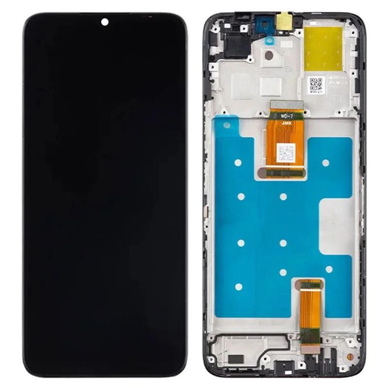 For Honor X6a 4G Grade C LCD-Bildschirm und Digitizer-Montage + Rahmenersatzteil (ohne Logo)