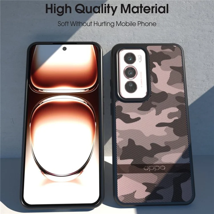 IBMRS For Oppo Reno12 5G (Global) Case TPU+PC Drop Protective Cover - Matte Black
