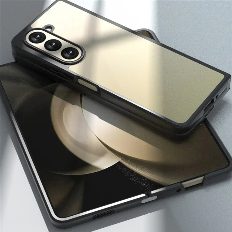IBMRS для Samsung Galaxy Z Fold6 5G Чехол TPU + PC Non-Slip Rugged Tough Phone Cover - Matte Black
