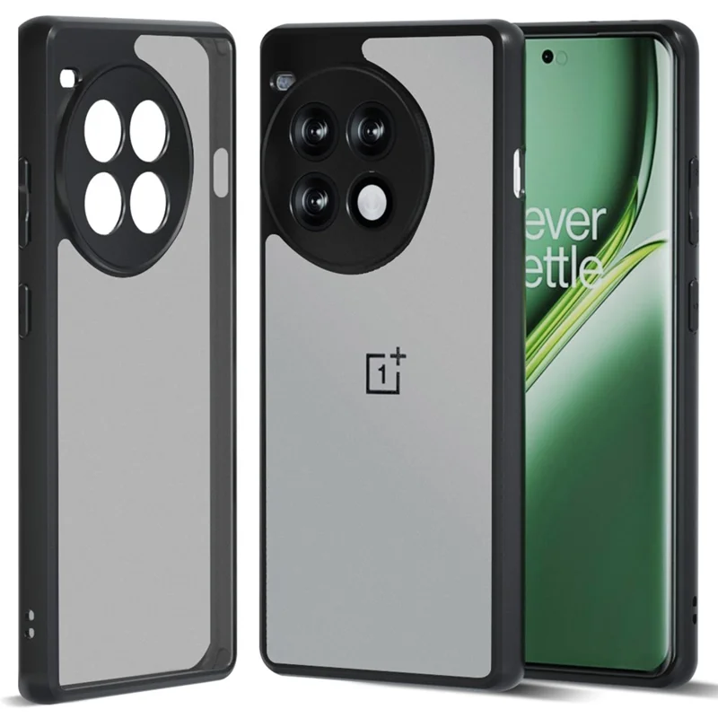 IBMRS For OnePlus Ace 3 Pro 5G Case Protective Hybrid TPU + PC Phone Cover - Matte Black