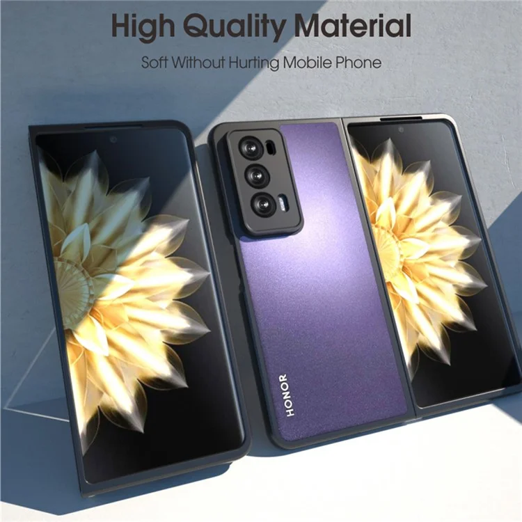 IBMRS For Honor Magic V2 5G Case Protective Hybrid TPU + PC Phone Cover - Preto Transparente
