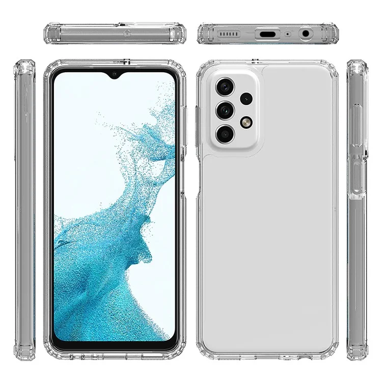 For Samsung Galaxy A23 5G (Global Version) Shockproof Phone Cover TPU+Acrylic Drop Protection Clear Anti-scratch Phone Case
