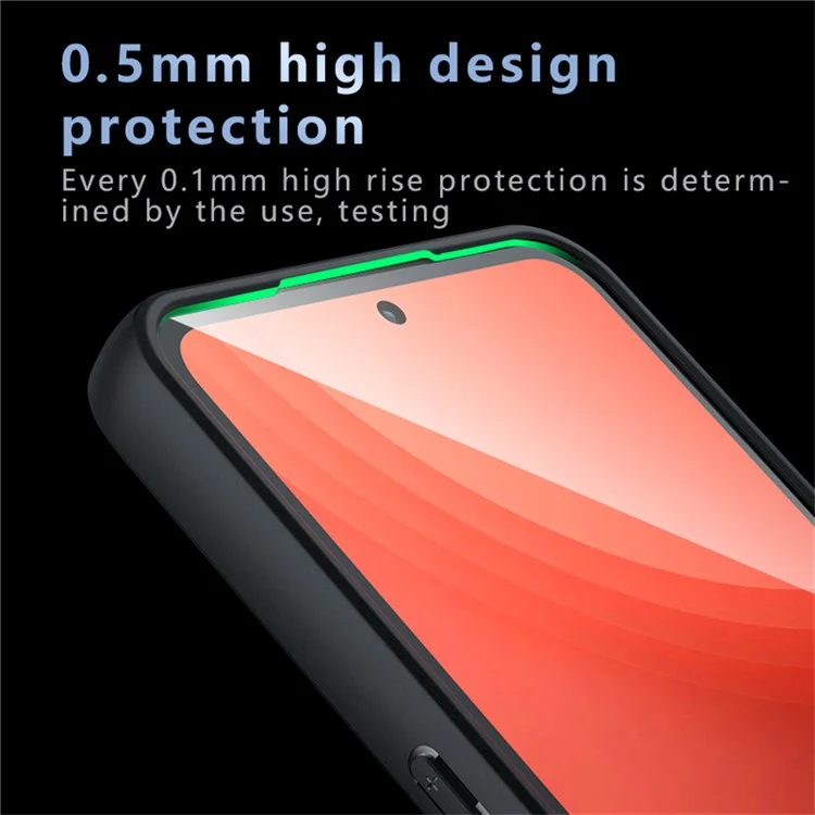 For Nothing CMF Phone 1 Case Skin-Touch TPU+PC Matte Phone Shell, Transparent Black