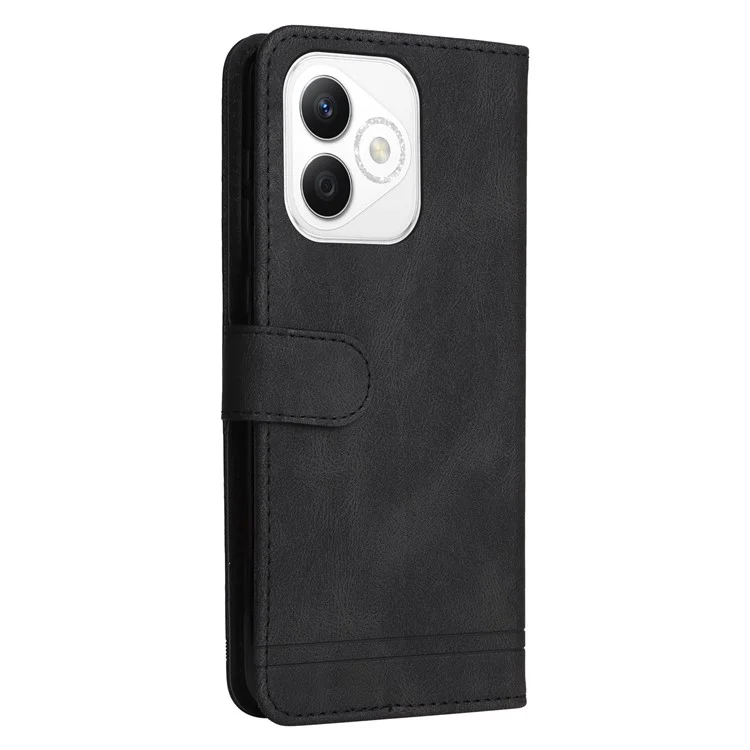 For Honor X60i 5G Custodia Portafoglio Pelle Effetto Pelle Motivo Albero Hardware - Nero