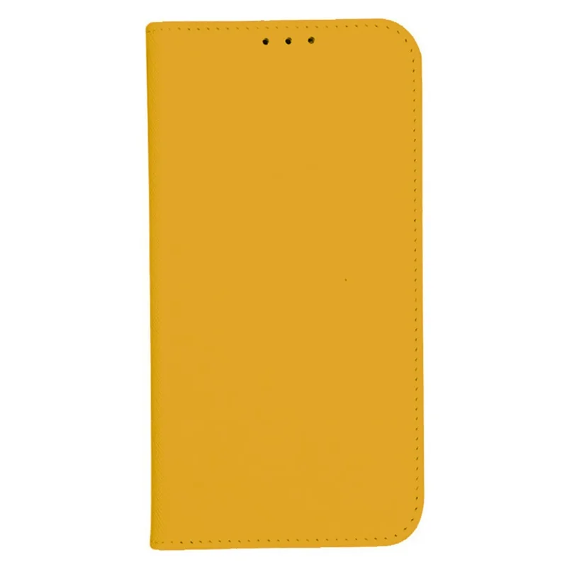 For Samsung Galaxy A16 5G / A16 4G Case PU Leather Cross Texture Phone Cover Strong Magnetic Suction - Yellow