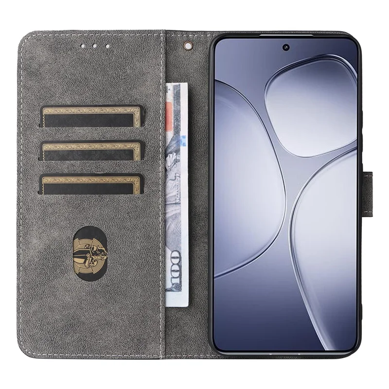 For Xiaomi Redmi K70 Ultra Case RFID Blocking PU Leather Phone Wallet Cover - Black