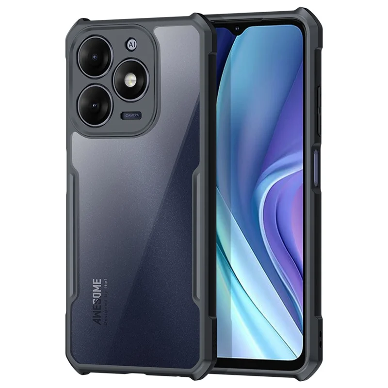 XUNDD For itel A50 Case TPU + Acrylic Fall-Proof Phone Cover