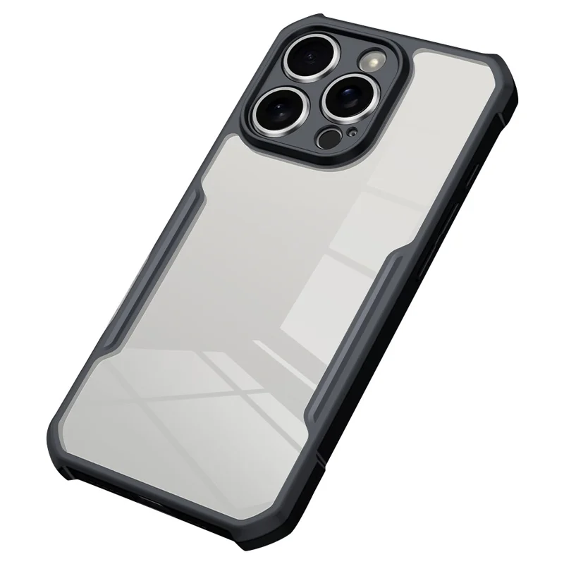 Achat groupé XUNDD pour étui iPhone 16 Pro Étui TPU+Acrylique Panneau arrière transparent