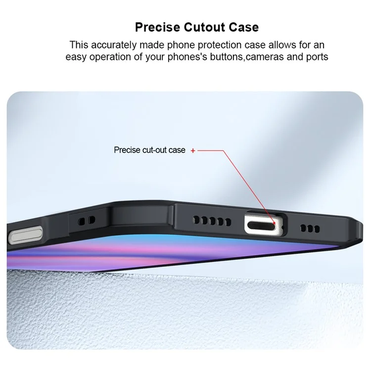Achat groupé XUNDD pour étui iPhone 16 Pro Étui TPU+Acrylique Panneau arrière transparent