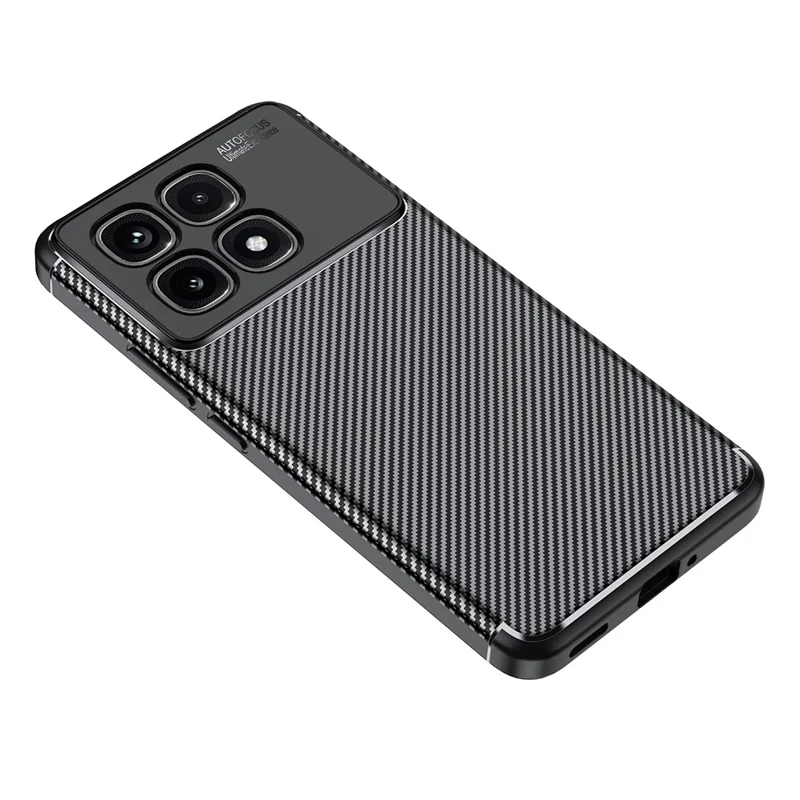 Para o Xiaomi Redmi K70 Ultra Case Fibra de Carbono Textura TPU Capa de Telefone Dissipação de Calor