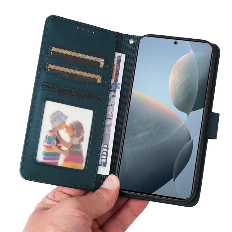 For Xiaomi Redmi K70 Pro 5G / K70 5G / Poco F6 Pro 5G Magnetic Case BETOPNICE Detachable PU Leather Phone Cover with Strap - Blue