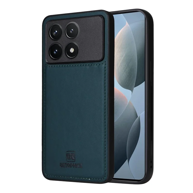 For Xiaomi Redmi K70 Pro 5G / K70 5G / Poco F6 Pro 5G Magnetic Case BETOPNICE Detachable PU Leather Phone Cover with Strap - Blue