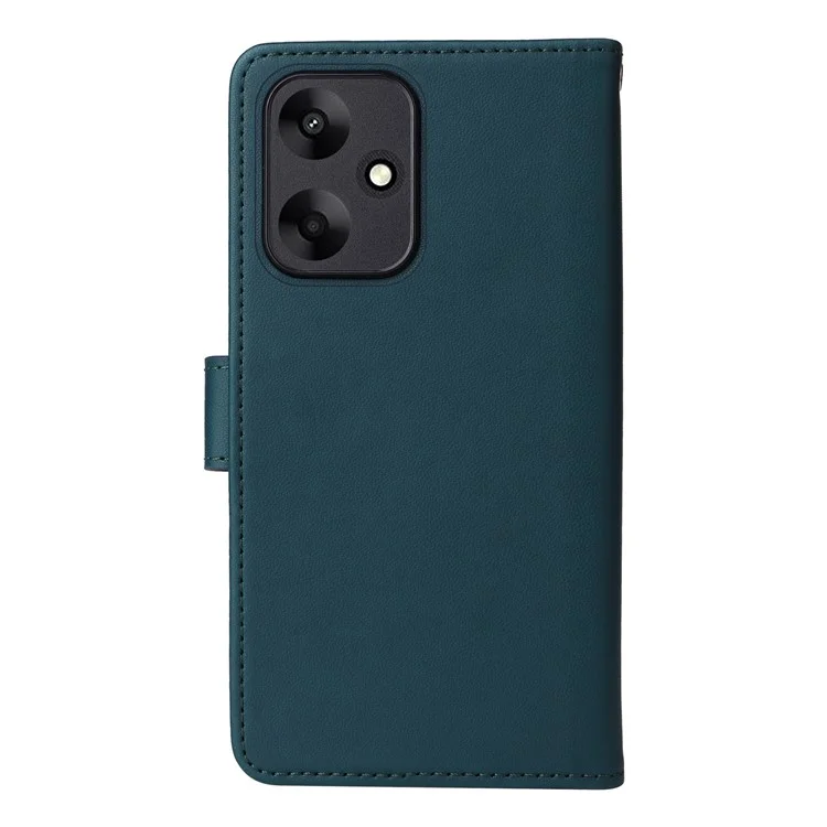 BETOPNICE 005 Para Xiaomi Redmi 13C 5G / 13C 4G / 13R 5G / Poco M6 5G Capa de Couro Sintético Carteira de Telefone - Azul
